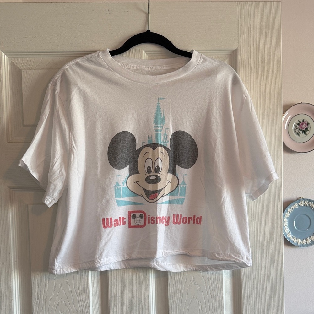 Disney Cropped Graphic Tee